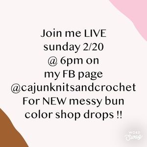 Messy Bun. Warmer NEW color shop drops !!